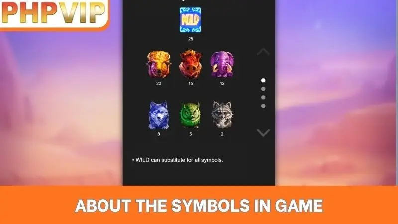 About the symbols in game