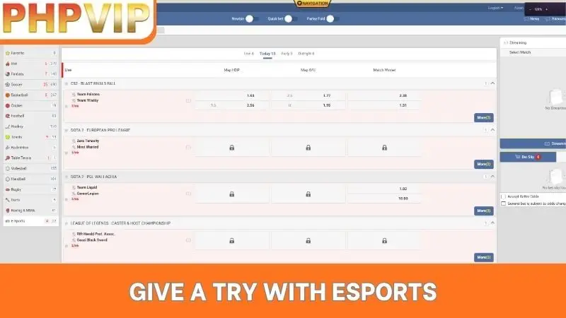 Give a try with Esports