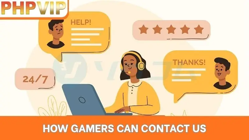 How gamers can contact us