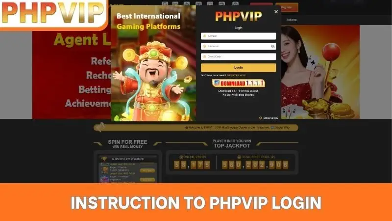 Instruction to PHPVIP login