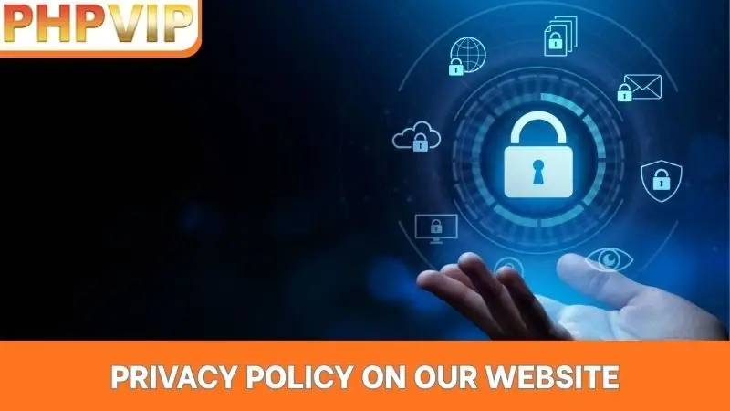 Privacy policy on our website