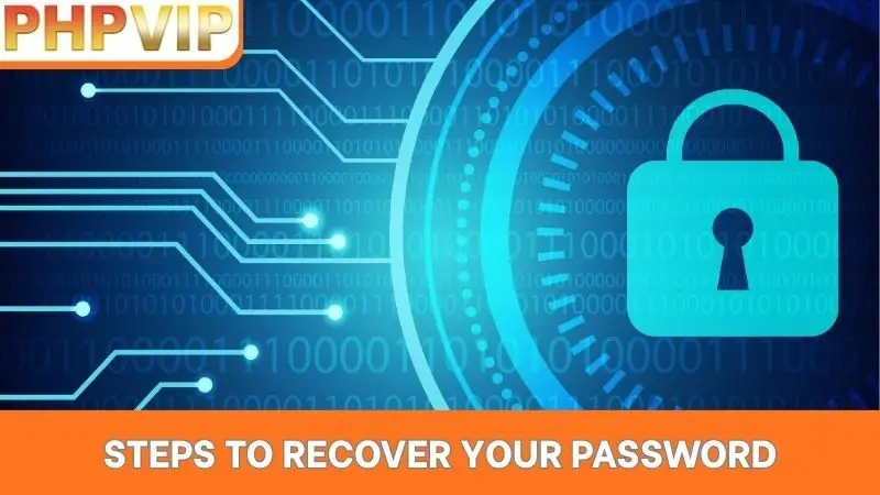 Steps to recover your password