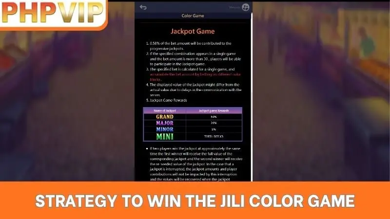 Strategy to win the JILI Color Game