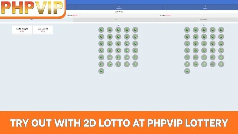 Try out with 2D lotto at PHPVIP lottery