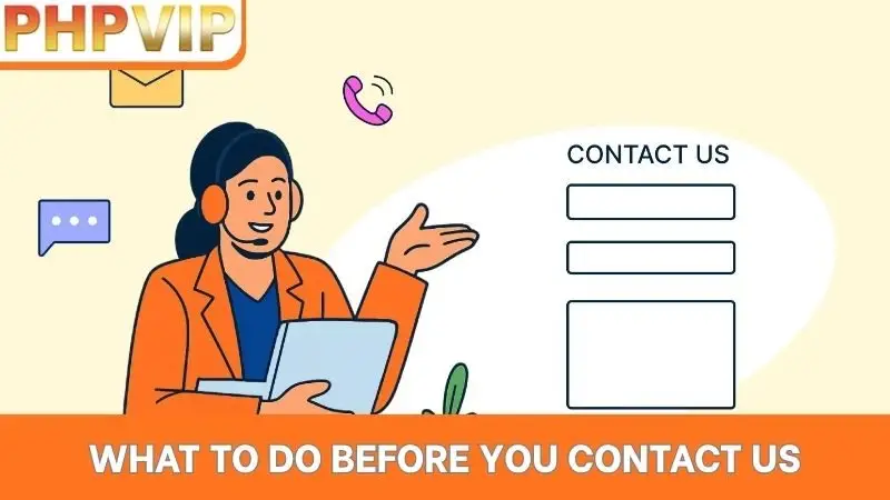 What to do before you contact us