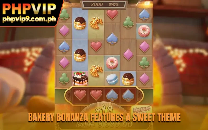 Bakery Bonanza features a sweet theme