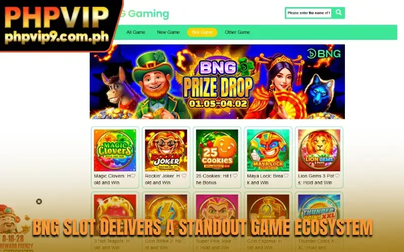 BNG Slot delivers a standout game ecosystem