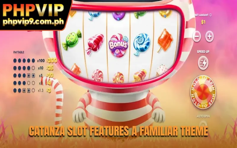 Catanza slot features a familiar theme