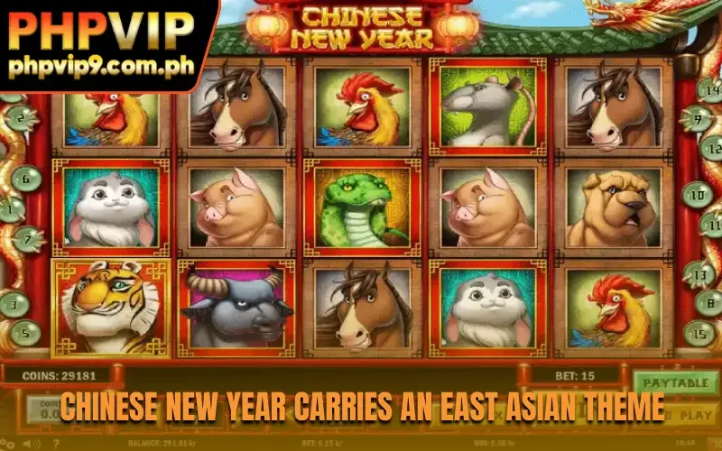 Chinese New Year carries an East Asian theme