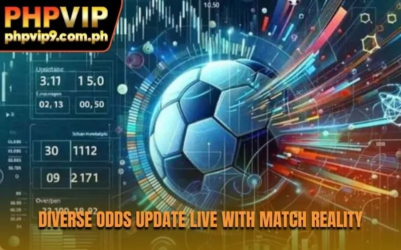 Diverse odds update live with match reality