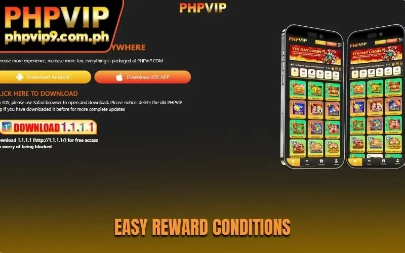 Easy reward conditions