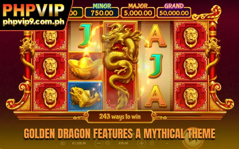 Golden Dragon features a mythical theme