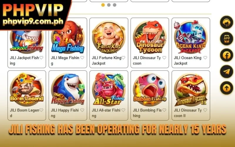 Jili fishing has been operating for nearly 15 years