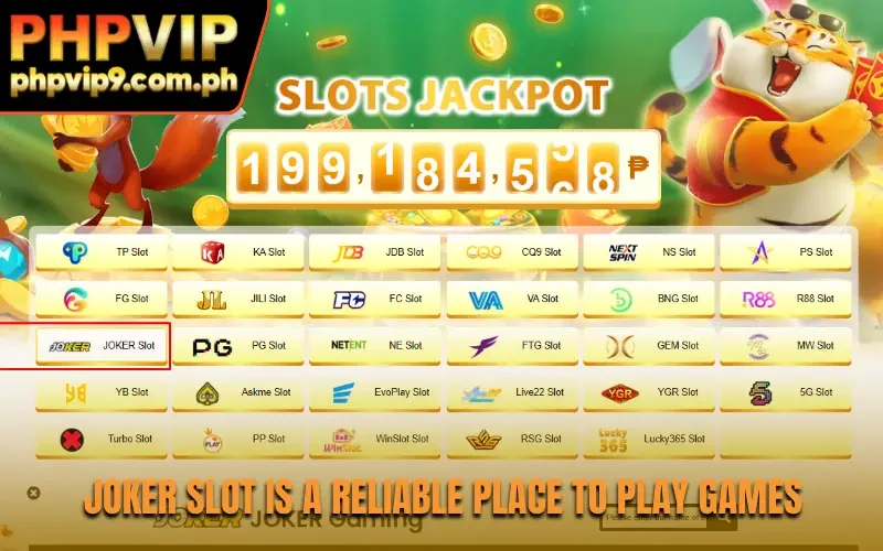 JOKER Slot is a reliable place to play games