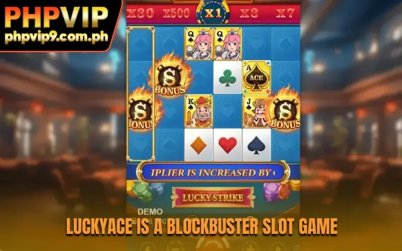 LuckyAce is a blockbuster slot game