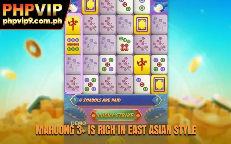 Mahjong 3+ is rich in East Asian style