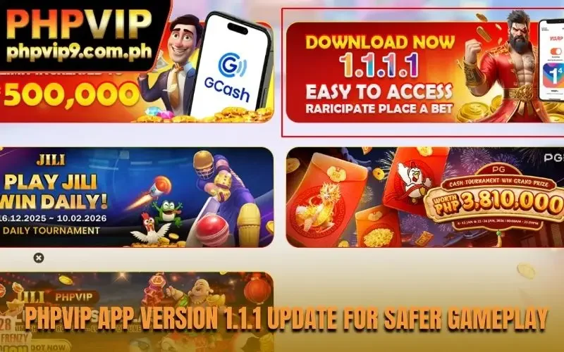 PHPVIP app version 1.1.1 update for safer gameplay
