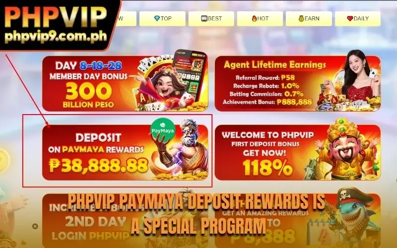 PHPVIP PayMaya deposit rewards is a special program