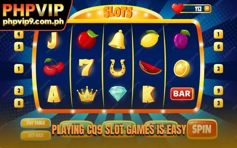 Playing CQ9 slot games is easy