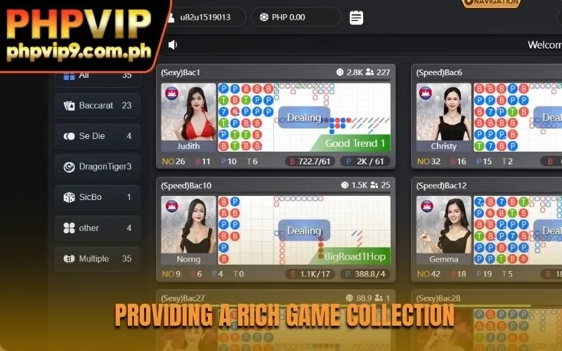 Providing a rich game collection