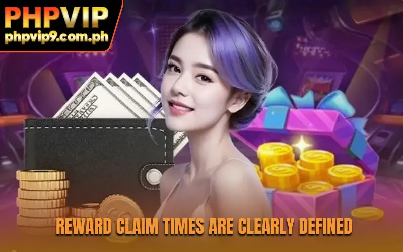 Reward claim times are clearly defined