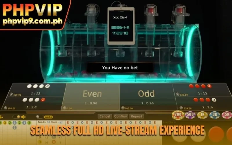 Seamless Full HD live-stream experience