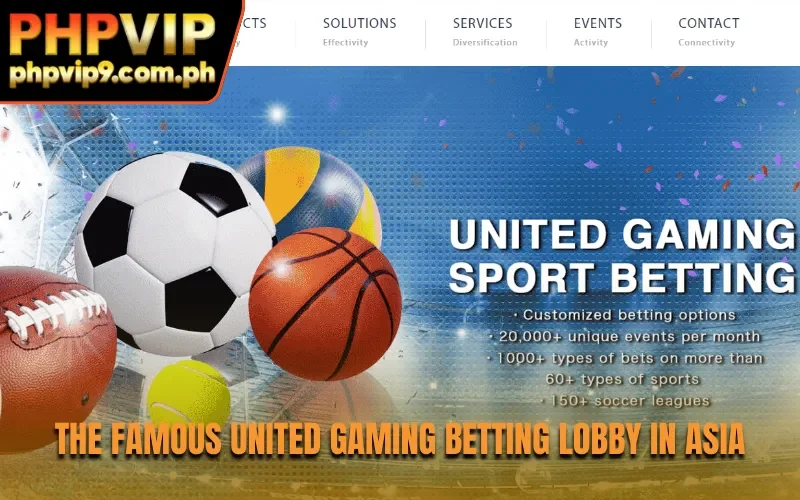 The famous United Gaming betting lobby in Asia