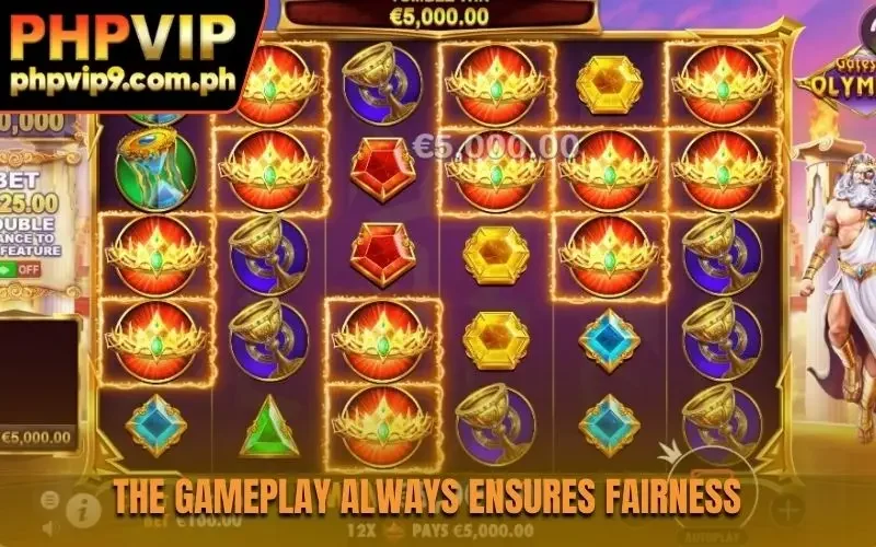 The gameplay always ensures fairness