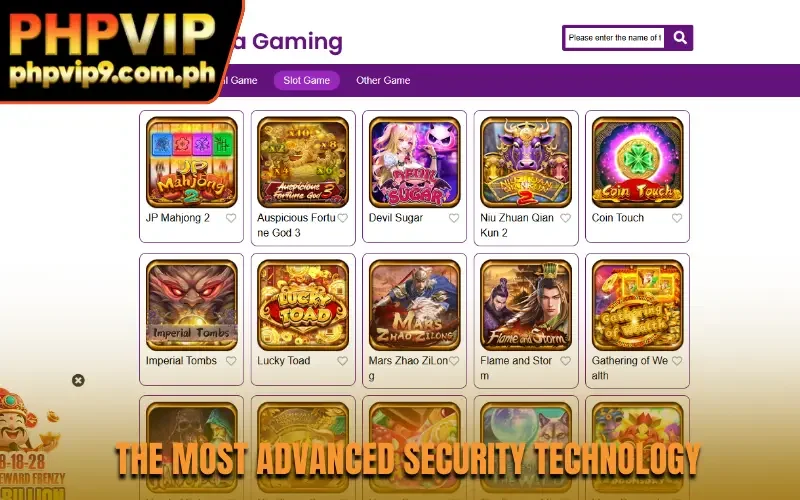 The most advanced security technology