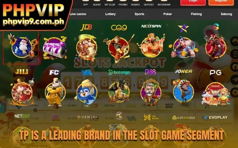 TP is a leading brand in the slot game segment